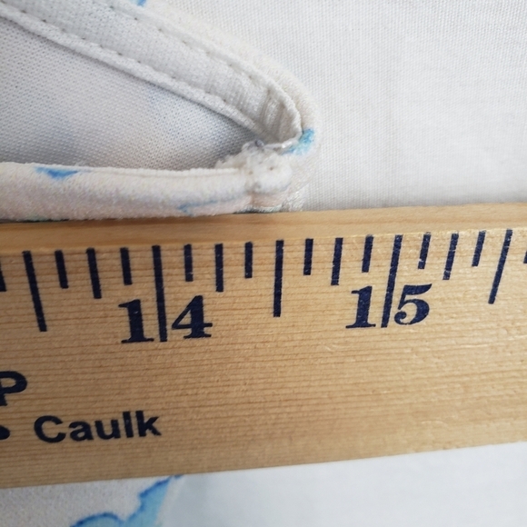 Asos Blue and White Spaghetti Strap Dress Sz 6 - Picture 8 of 10